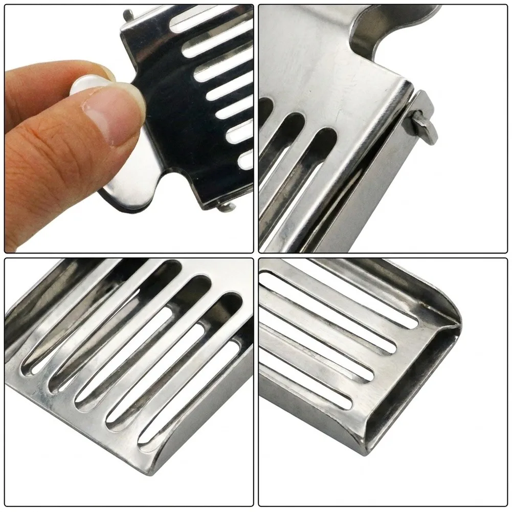 2-Piece Queen Bee Handler Tool - Stainless Steel Construction for Consistent Queen for capture and Hive Management