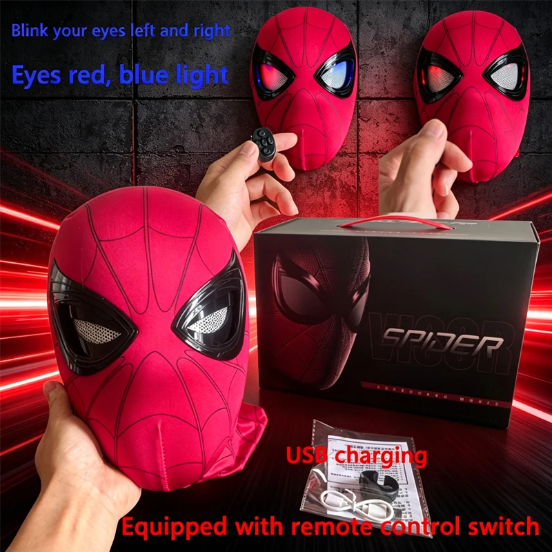 Home Cinema Lighting - Spider-Man Light Up// Mask with Motorized**