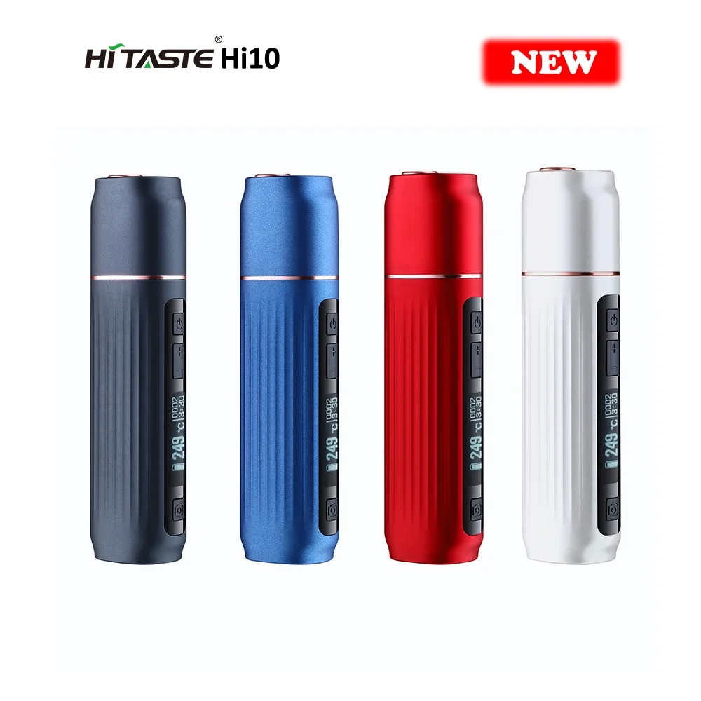 2024 24hrs ship HITASTE HI10 Dual Heating Heat Tobacco Not Burn Device 3200mah Heater Compatible Icostick iqo lambda CC