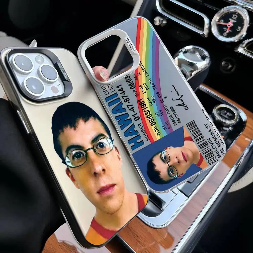 

Mclovin Movie Superbad Phone Case For iPhone 17,16,15,14,13,12,11,Mini,Pro,E,MAX White Candy Matte Cover