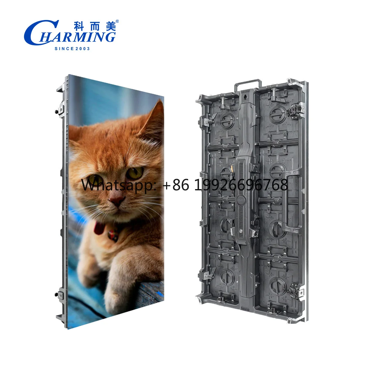 P2.976 Front Maintenance Aluminum Alloy 8K LED Display for Indoor Retail Advertising with Multiple Installation Methods