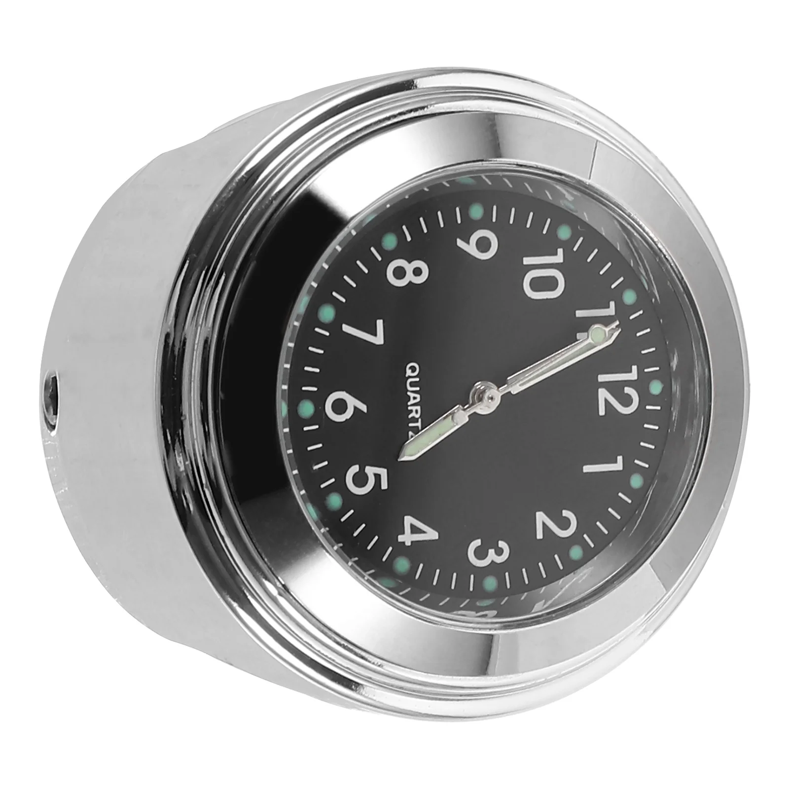 

1 Set Handlebar Watch Motorcycle Clock Replacement Aluminum Alloy Dustproof Timing Display For Bike Handlebars Universal Metal