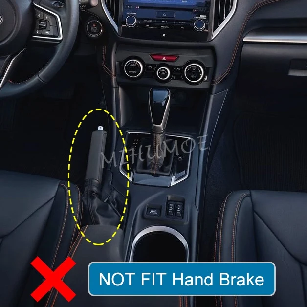 For Subaru XV Impreza 2018-2023 Carbon Fiber Look Gear Shift Panel Side Strips Car Interior Accessories