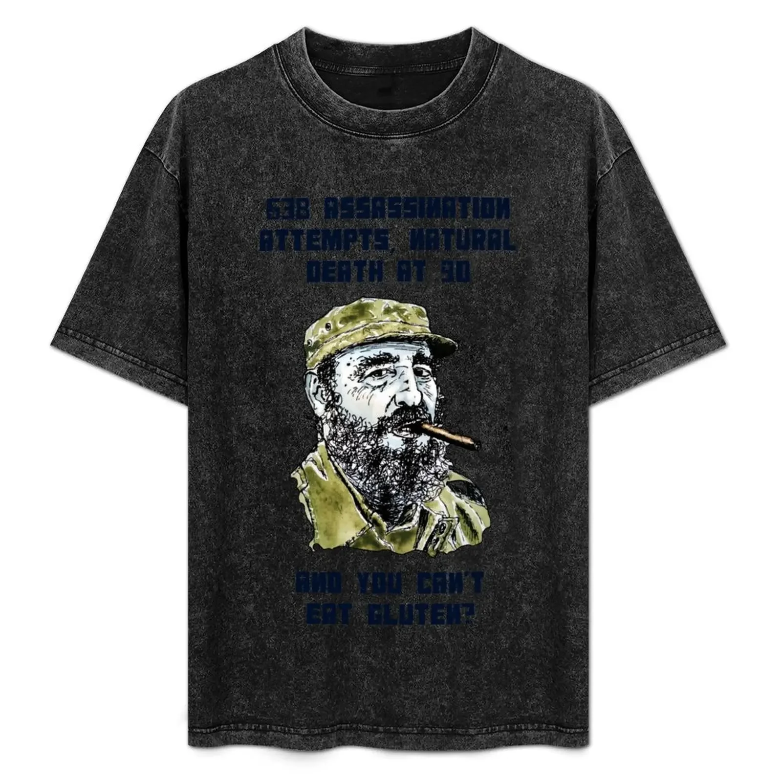 

Fidel and gluten T-Shirt Comfort Stretch Tee Shirt