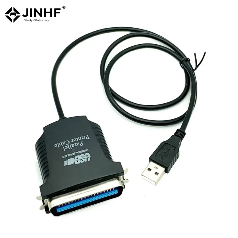 USB 2.0 to 36 Pin Parallel IEEE 1284 Printer Cable Adapter Lead Bidirectional Parallel Interface Port For Computer PC Laptop
