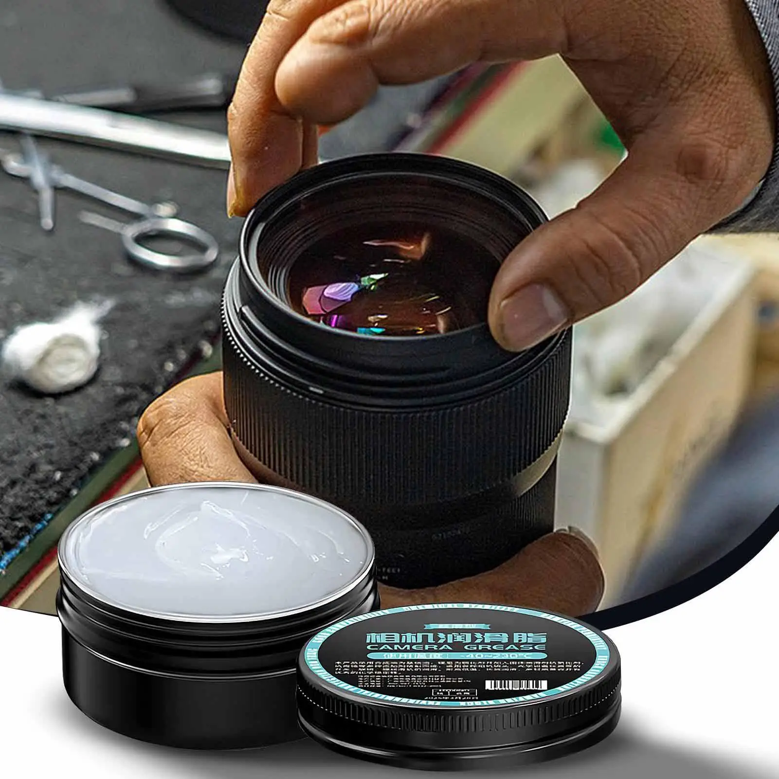 30g Lens Helicoid Grease Long Lasting Focusing Lubricant For Camera Binoculars O Ring Optical Maintenance