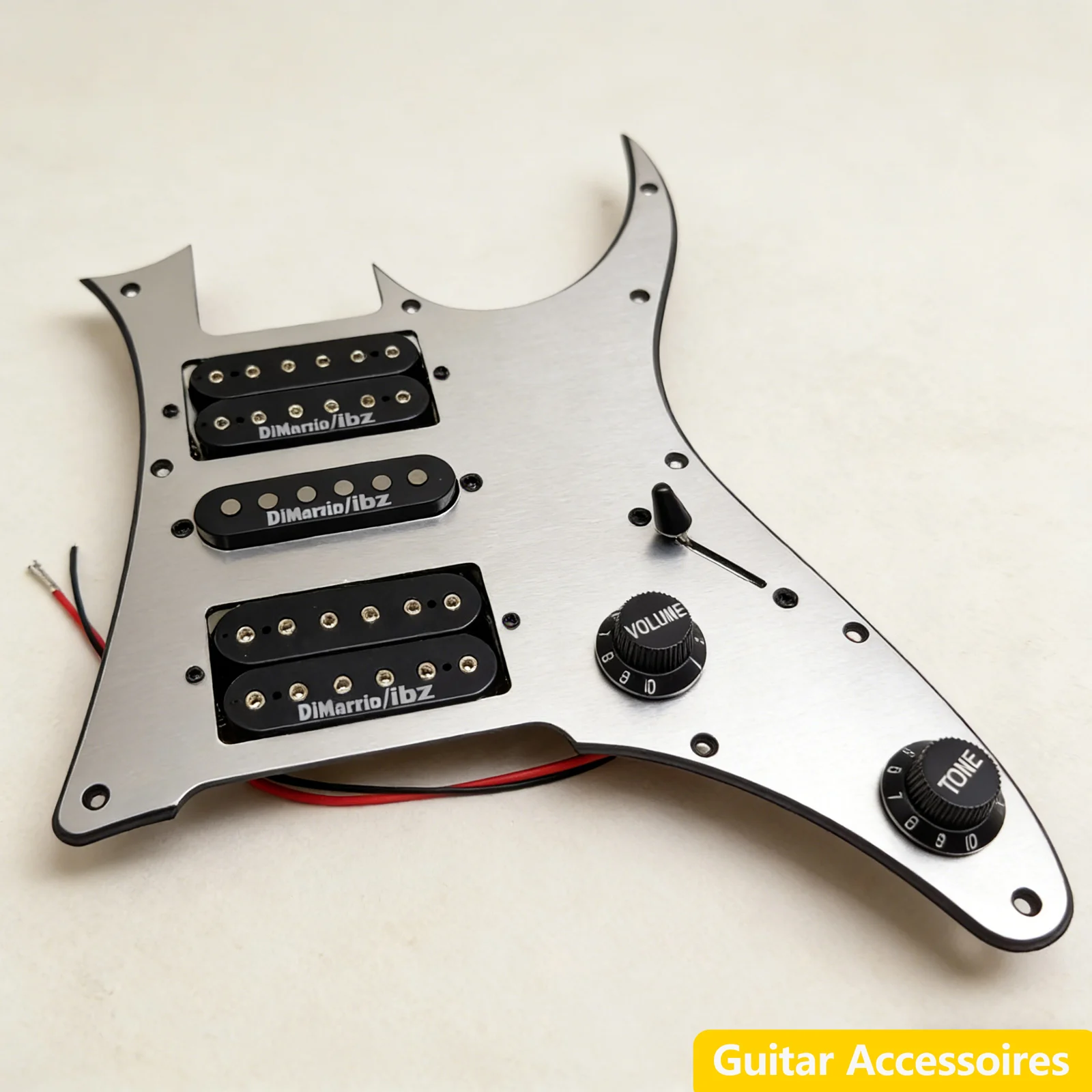 

Prewired Loaded Guitar Pickguard Set with HSH Alnico 5 Pickups for RG Style Electric Guitar Replacement Parts