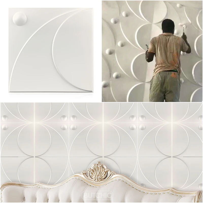 30x30cm 3D wall sticker decorative living room wallpaper mural waterproof 3D Wall Panel Mould bathroom kitchen 3D Mould ceiling