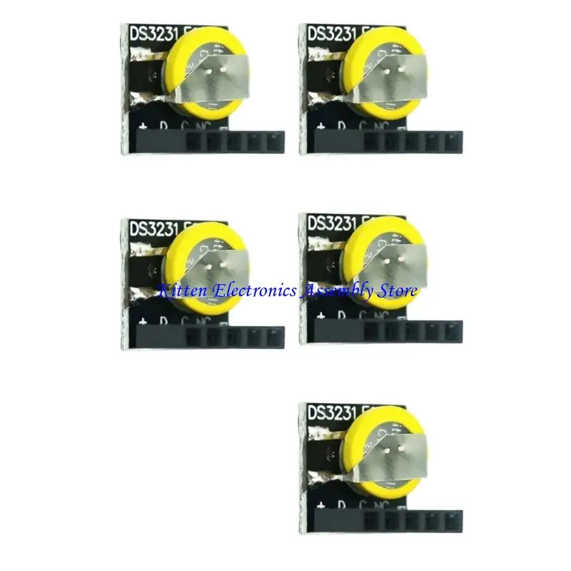 96GD Low Profiled DS3231 Clock Module Battery Holder And Double Voltages Support For Reliable Timing
