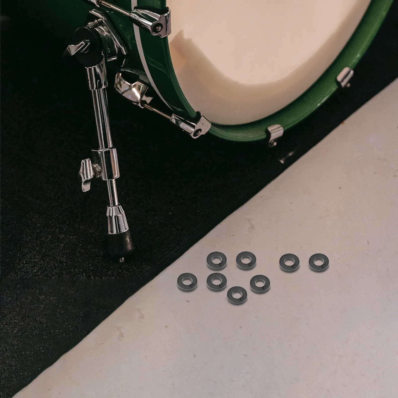 100 pcs Drum Maintenance Washers and Lug Gaskets – Replacement Hardware Accessories