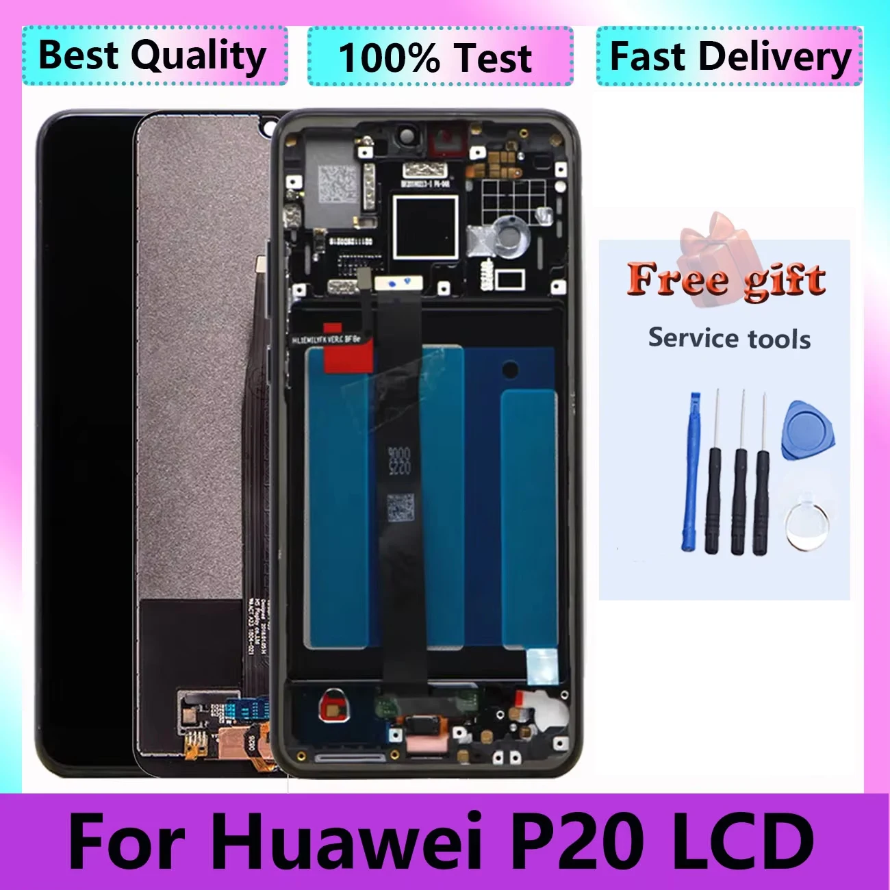 Replacement Display Tounch Screen For Huawei P20 /EML-L29/EML-L22/EML-L09 LCD Accessory Part