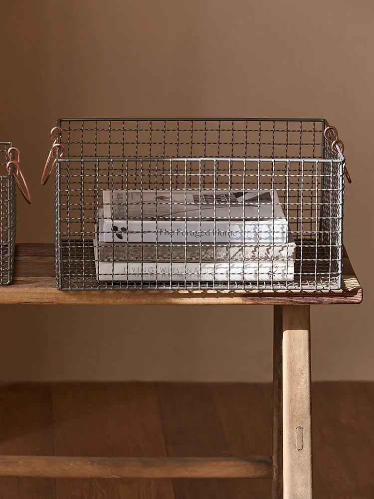retro-iron-art-storage-basket-large-size-kitchen-living-room-bathroom-desktop-miscellaneous-iron-frame-storage-basket