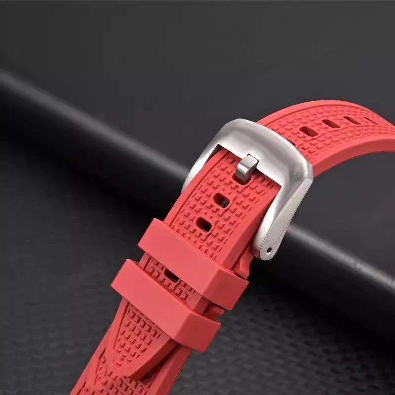 Cinturino orologio in silicone a sgancio rapido per Tissot PRX T137.407 T137.410 Bracciale in caucciù al fluoro di alta qualità 27-12mm