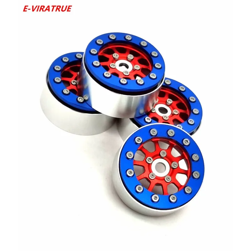 

E-VIRATRUE 1.9''Aluminum Wheel For SCX10&TRX4&TRX6 4pcs