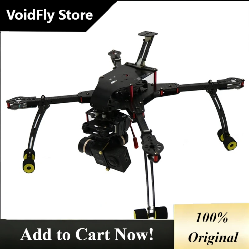 VoidFly DH370 plus FPV Folding Carbon Fiber Quadcopter Frame FPV with Retractable Landing Skid