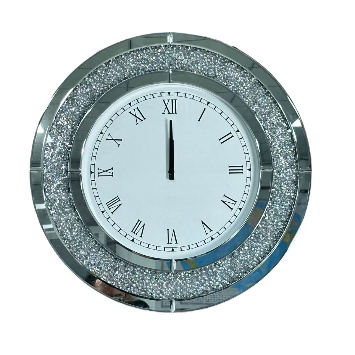 Mirror Wall Clock Diamond Wall Clock European Wall