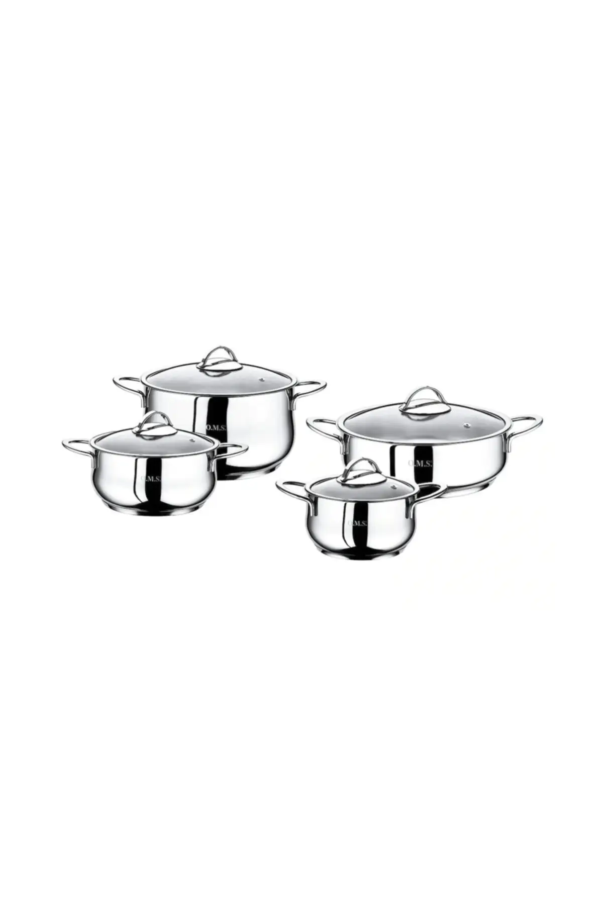 DOLBOVI Yummy 8 piece steel Cookware Set Cookware Set