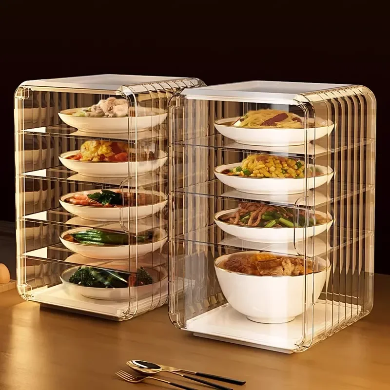 Household thermal insulation vegetable cover, leftover vegetable， food , multi-layer storage rack for meals
