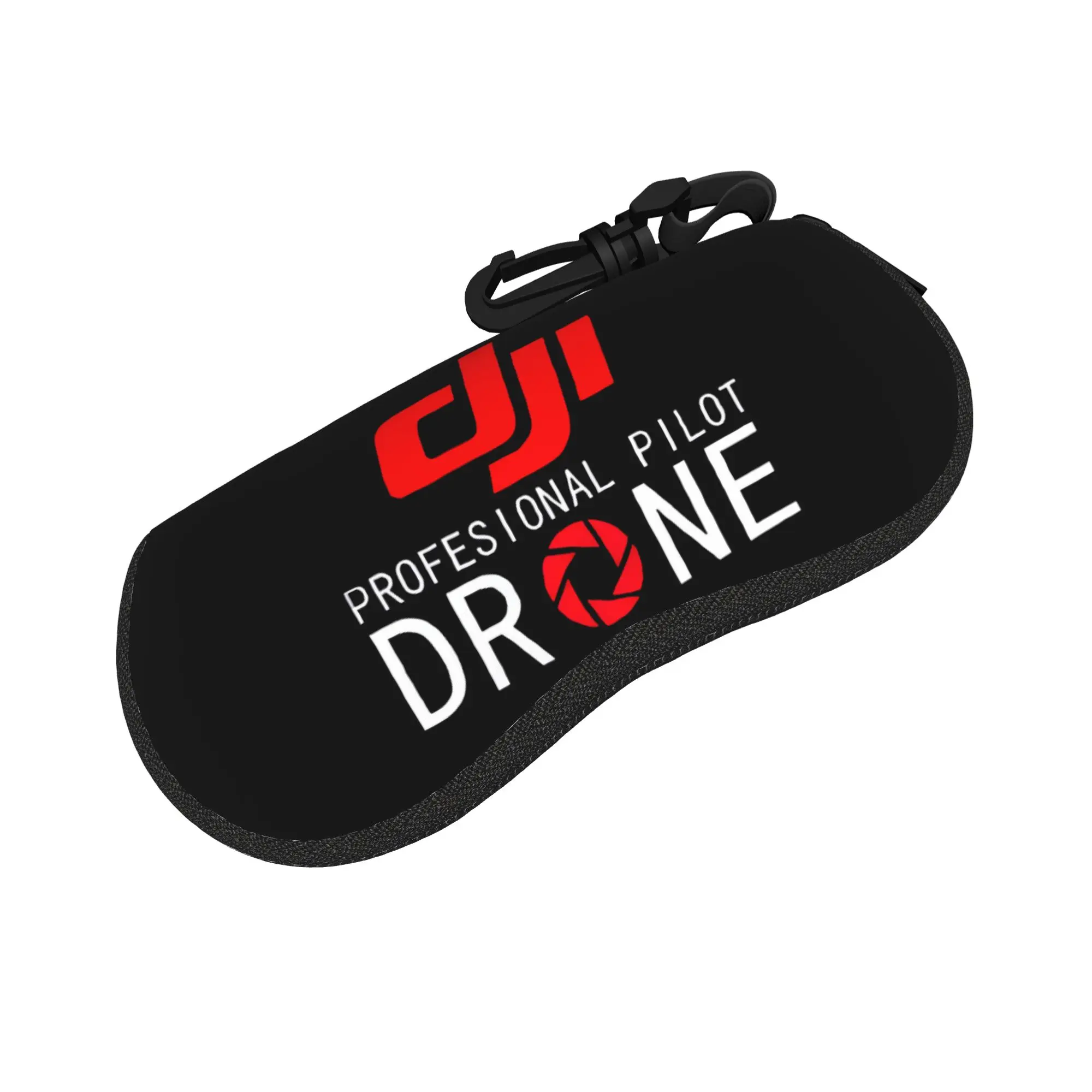 D-djis Drone Pilot Logo Glasses Case  Zip Sunglasses Case Soft Outdoor Eyeglass Cases Cover Men Women Eyewear Accessory