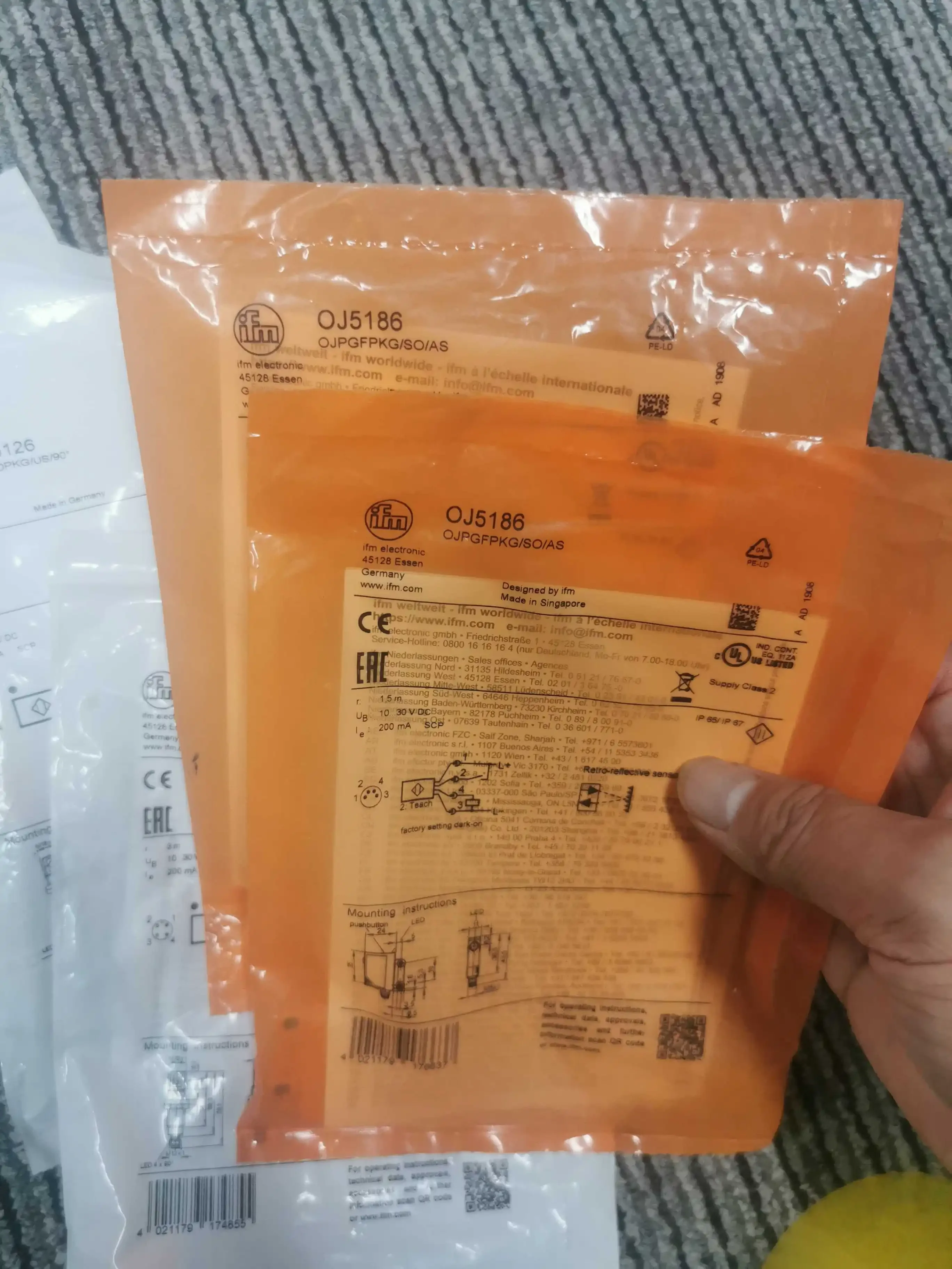 

Новый оригинальный датчик IFM OJ5185 OJ5126 OJ5186 OG5126