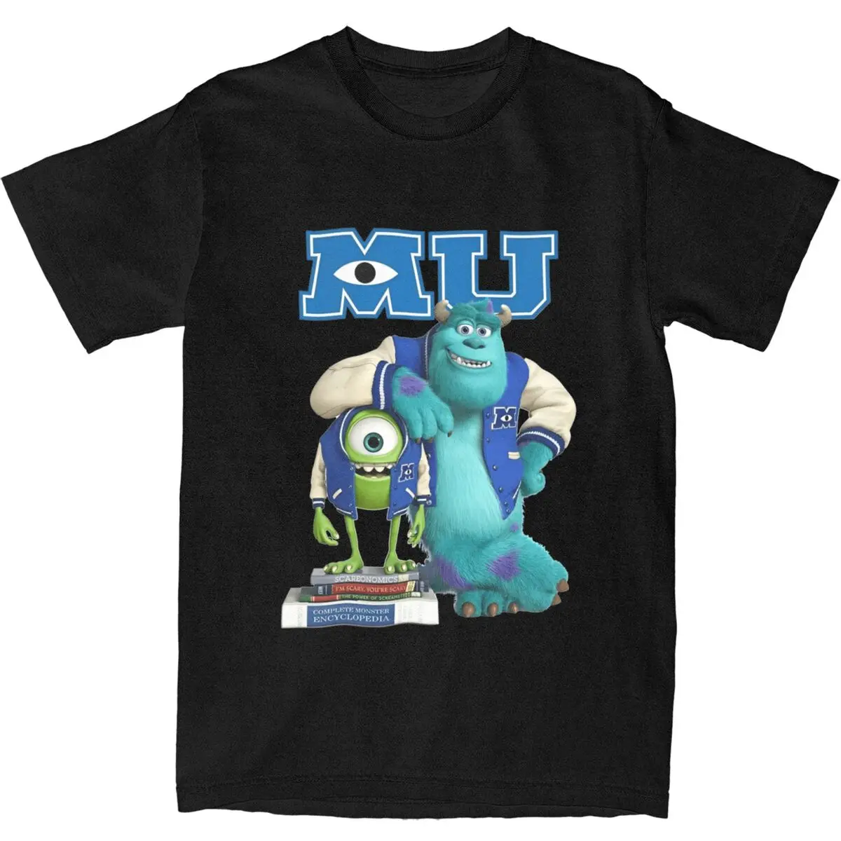 

Мужская и женская футболка James P. Sullivan Mike Wazowski Monsters Inc Sulley футболки Harajuku Beach Tees Y2K Хлопковая одежда Идея подарка