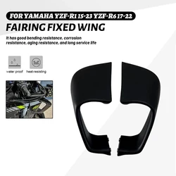 NEW YZF-R1 2015-2023 Fixed Wind Wing Matte Black For Yamaha carbon fiber YZF-R6 2017-2022 Motorcycle Fairing Fittings R1 Winglet