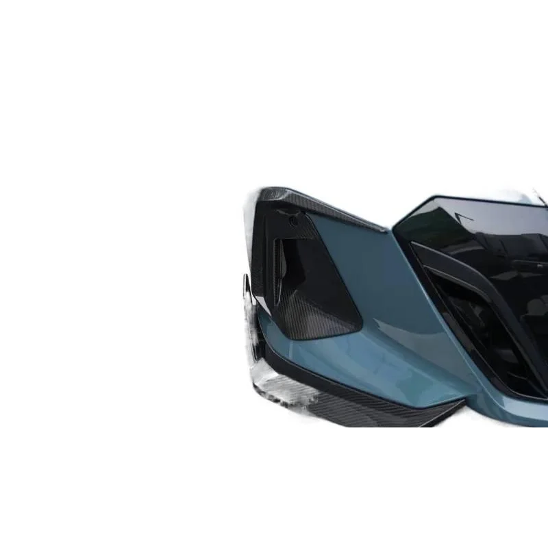 

High quality Dry Carbon Fiber Car Accessories Front Air Vent Fog Lamp Frame For 5 Series G60 2024-UP