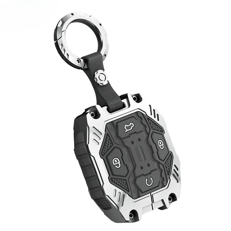 

Car Zinc Ally Key Case Buckle For Chery Jetour Traveller X70 X90 X95 Jetour T2 Key Full Cover Holder Chain Interior Decorations