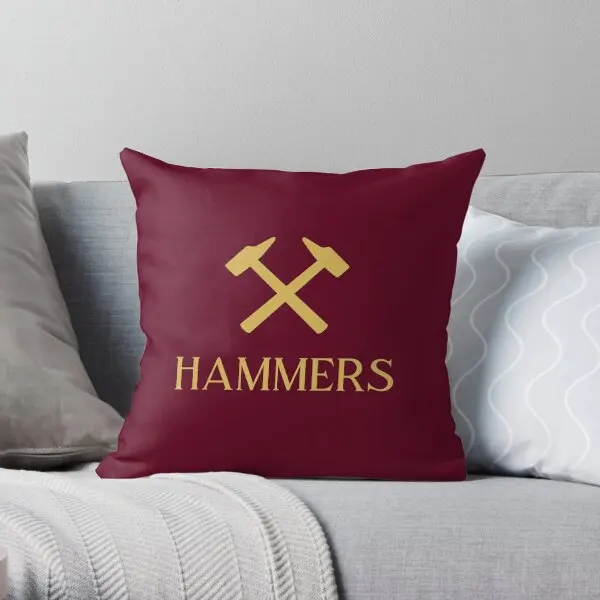 Hammers Gold  Printing Throw Pillow Cover Car Hotel Decor Sofa Throw Case Comfort Cushion Home Pillows not include One Side