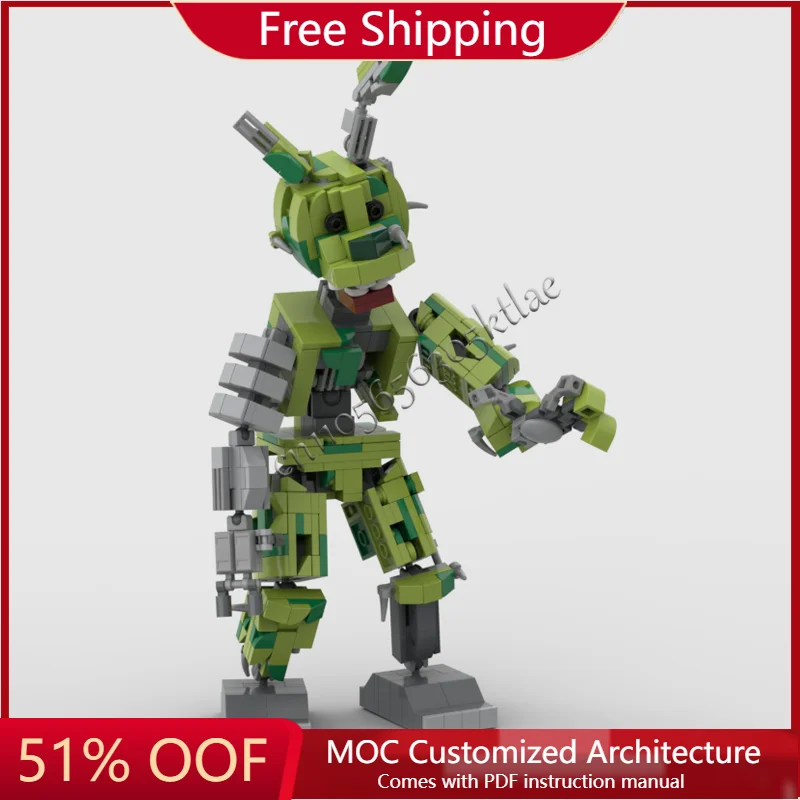 

579 PCS MOC Famous Games Role Burning Monster Model Building Blocks Technique Creative Garage Bricks For Kids Popular Toys Gifts