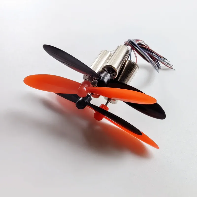 4pcs/lot 720 7mm 2CW+2CCW Coreless Motor 55mm Propeller DC 3V 3.7V 55000RPM Utral-High Speed Engine For RC Drone Quadcopter