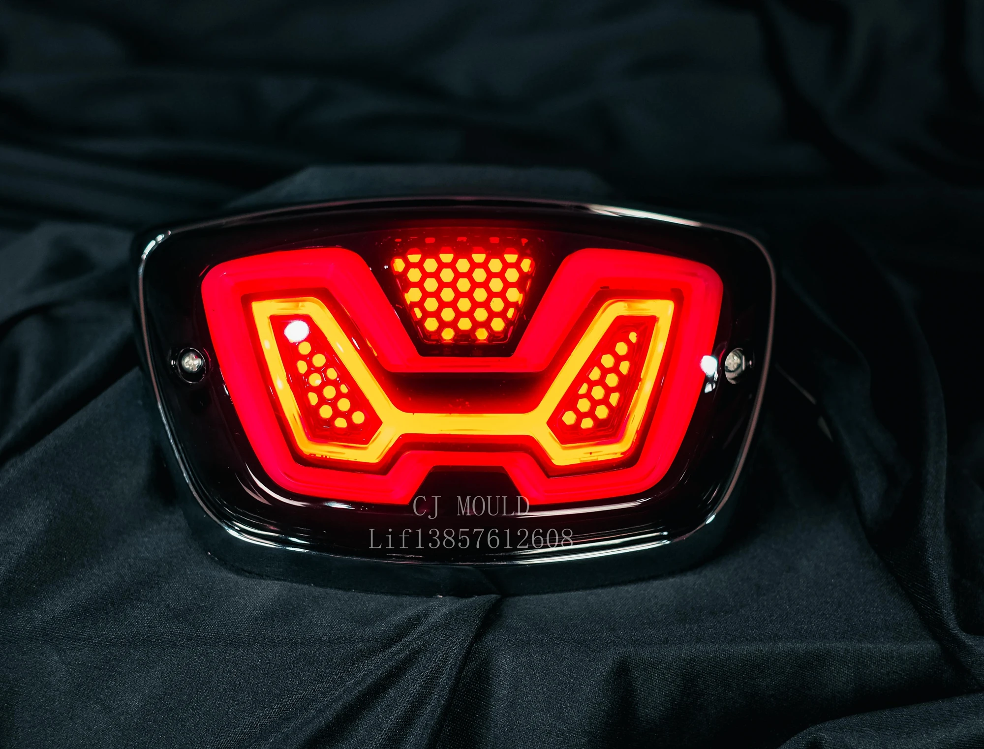 For VIRTU LX 125 Motorcycle Scooter Parts Brake Lights LED Stoplamp Rear Tail Light for Piaggio Vespa LX & S Custom Accessories