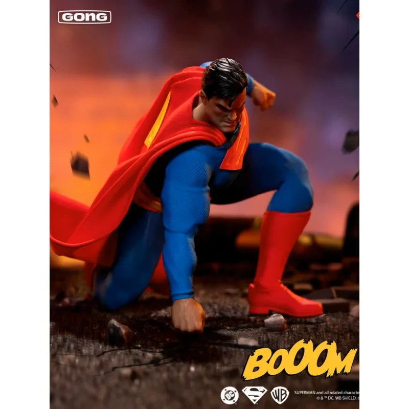 Figura de Acción de Superman de la Serie Hush de Batman, con Traje de Tela, Auténtica, Coleccionable, Modelo de PVC, Articulada, con Alta Definición