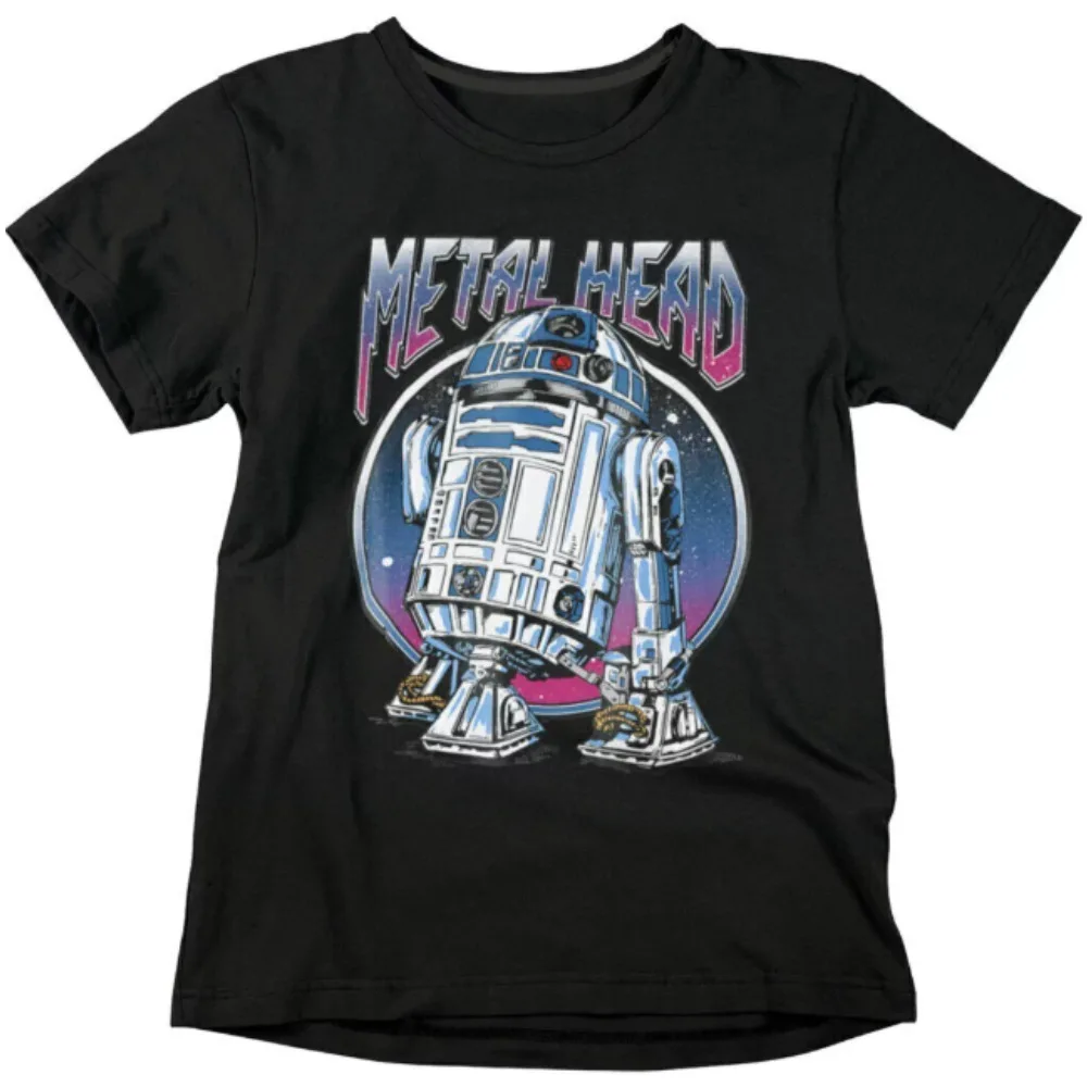 Star Wars Peripheral Print Men's and Women's T-shirts 2025 American Summer Sports Loose and Comfortable Round Neck Short Sleeves
