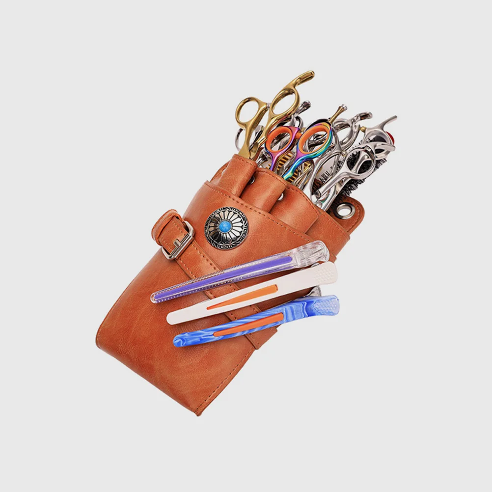 1PC Detachable Hairdresser PU Barber Tools Bag Stylist Waist Pouch Portable for Scissors Combs Clips barber bag