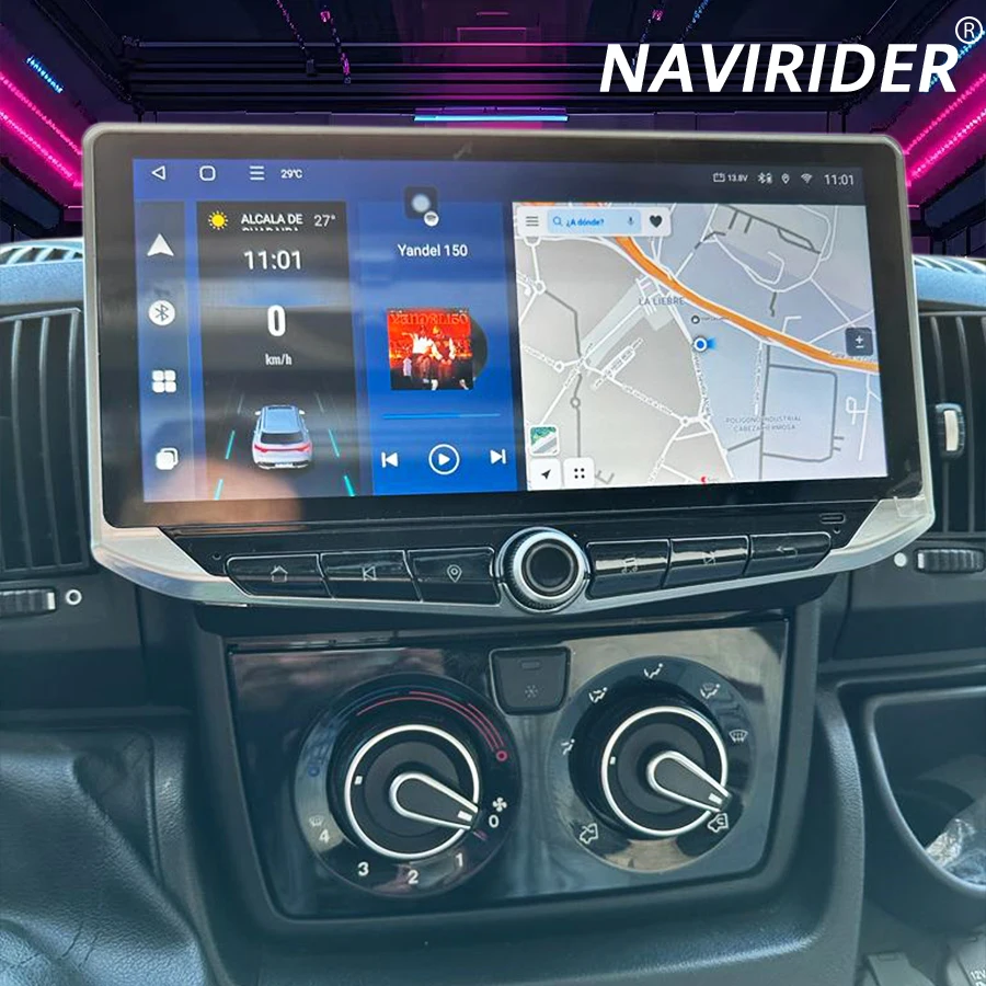 

10.88" Android 14 For FIAT DUCATO 2007-2023 Car Radio Auto Stereo Multimedia Video Player GPS Navigation Wifi Carplay Head Unit