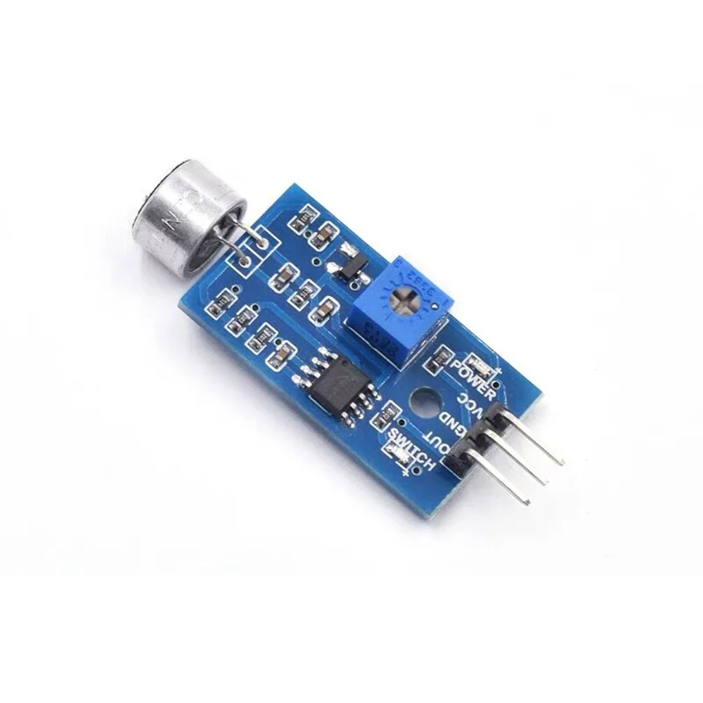 High Sensitivity Sound Detection Sensor | Microphone Voice Control Module | 3.3V-5V Compatible for Arduino/Raspberry Pi