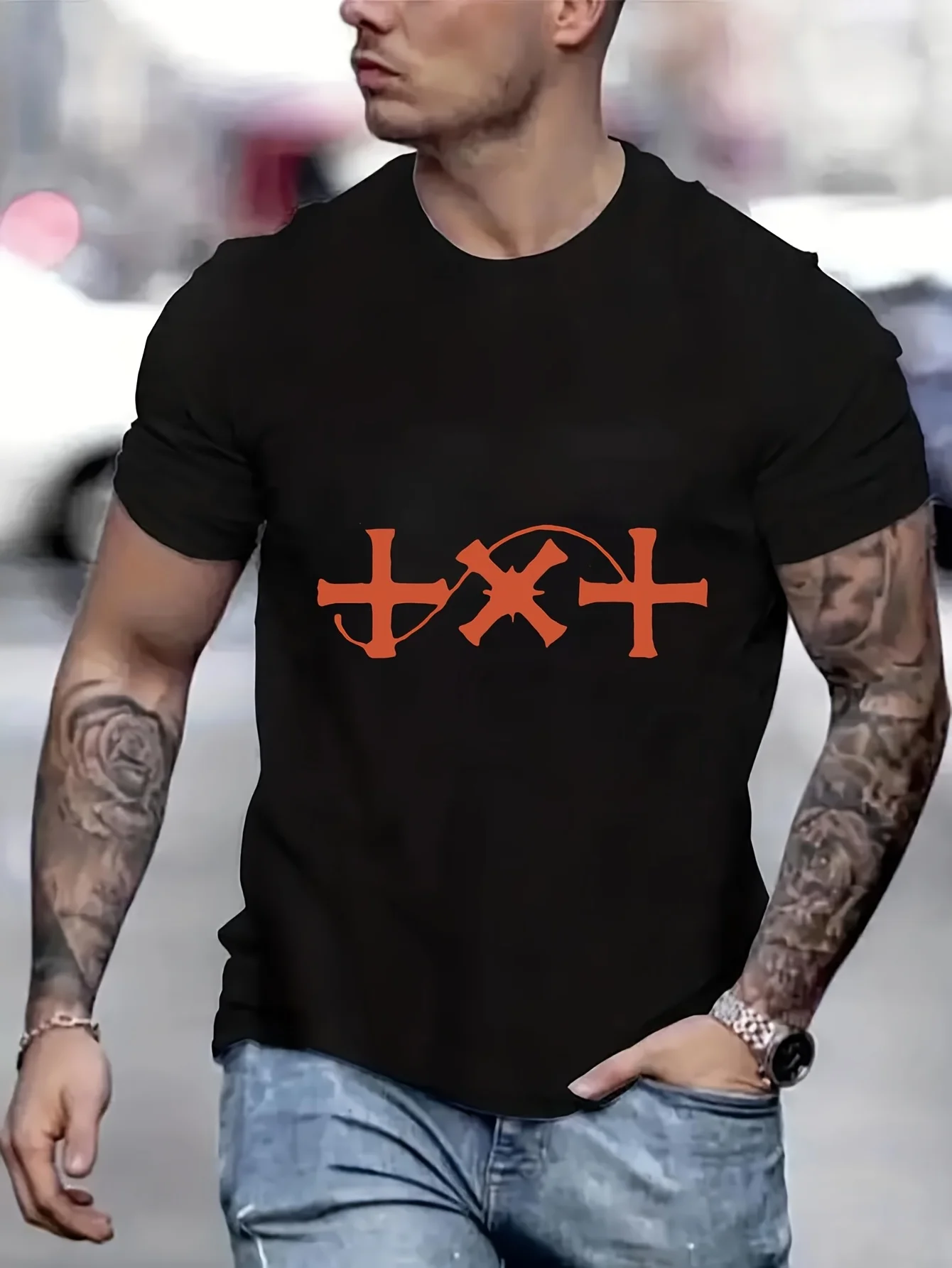 

Kpop TXT Gifts For Boyfriend New Gifts And T-Shirts Mens Designer Clothes Men's Shirts Anime T-Shirt B5023884