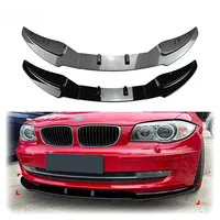 3X 2005 To 2011 For BMW 1 Series E81 E82 E87 E88 LCI Model Car Front Bumper Lip Spoiler Spiltter Diffuser By ABS Body Kit