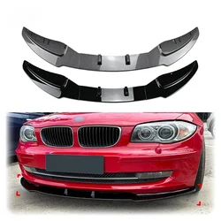 3X 2005 To 2011 For BMW 1 Series E81 E82 E87 E88 LCI Model Car Front Bumper Lip Spoiler Spiltter Diffuser By ABS Body Kit