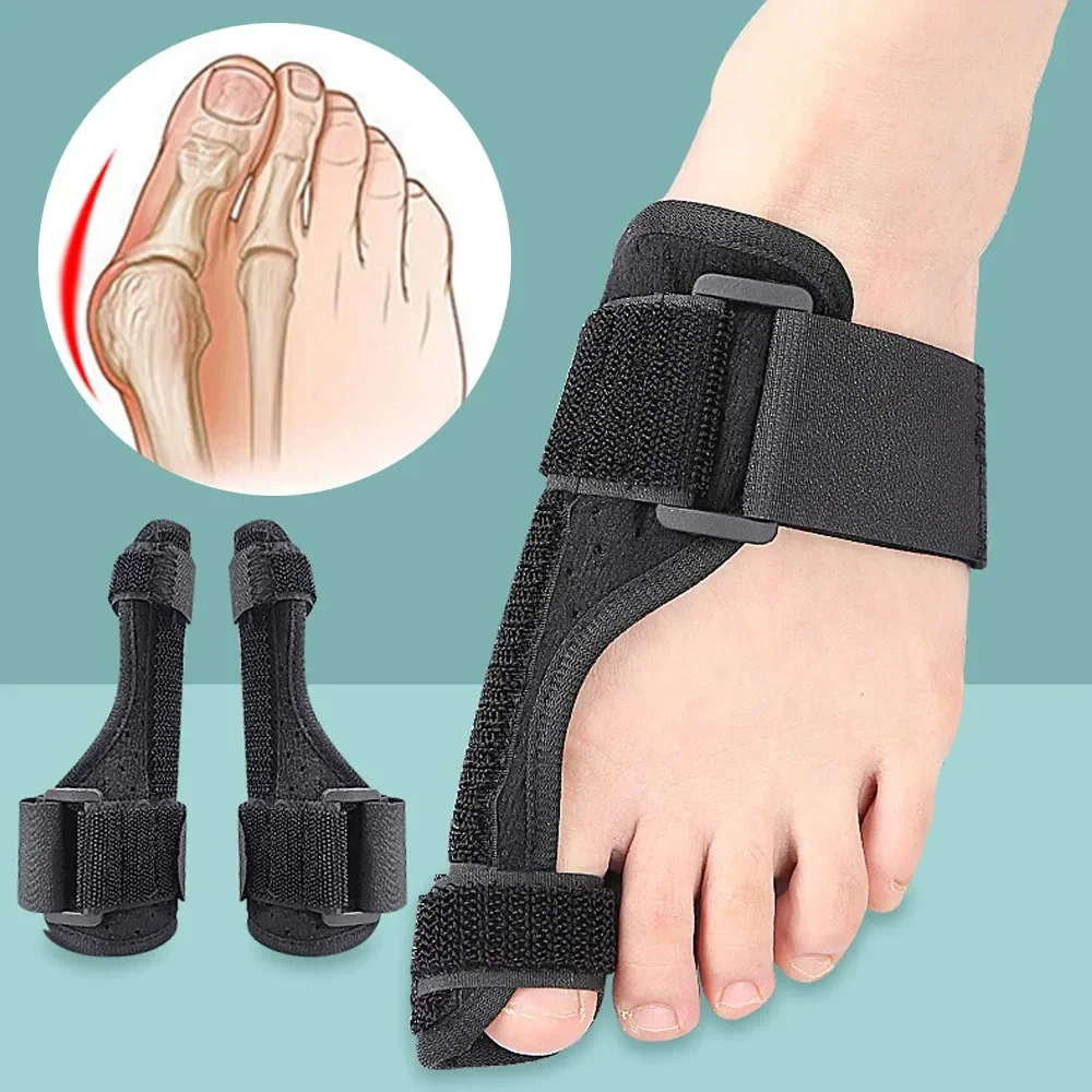 Big Toe Bunion Corrector para mulheres e homens, tala ajustável para alívio de joanete, alisador para suporte dia e noite, 1pc