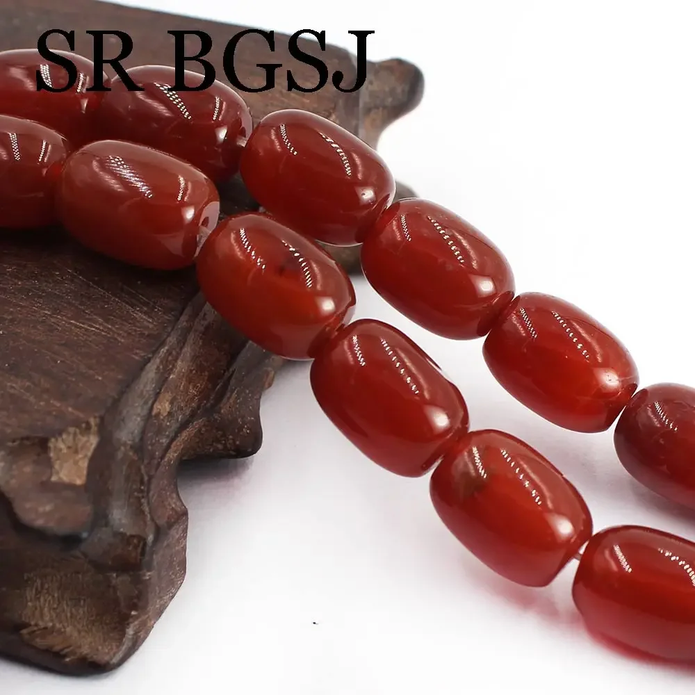 15inch 13x18mm Natural Gems Stone Column Shape Jewelry Making DIY Agate Beads