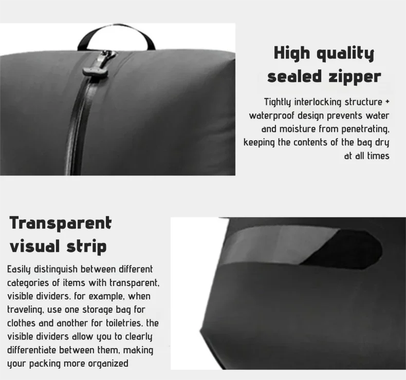 حقيبة تخزين مضغوطة مقاومة للماء من مادة TPU مكعب تعبئة للسفر مع صمام منظم محكم خفيف الوزن للملابس وأمتعة التخييم