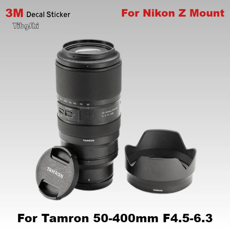 

Customized Sticker For Tamron 50-400mm F4.5-6.3 Decal Skin Lens Vinyl Wrap Film Protective Coat Z Mount 50-400 4.5-6.3 F/4.5-6.3