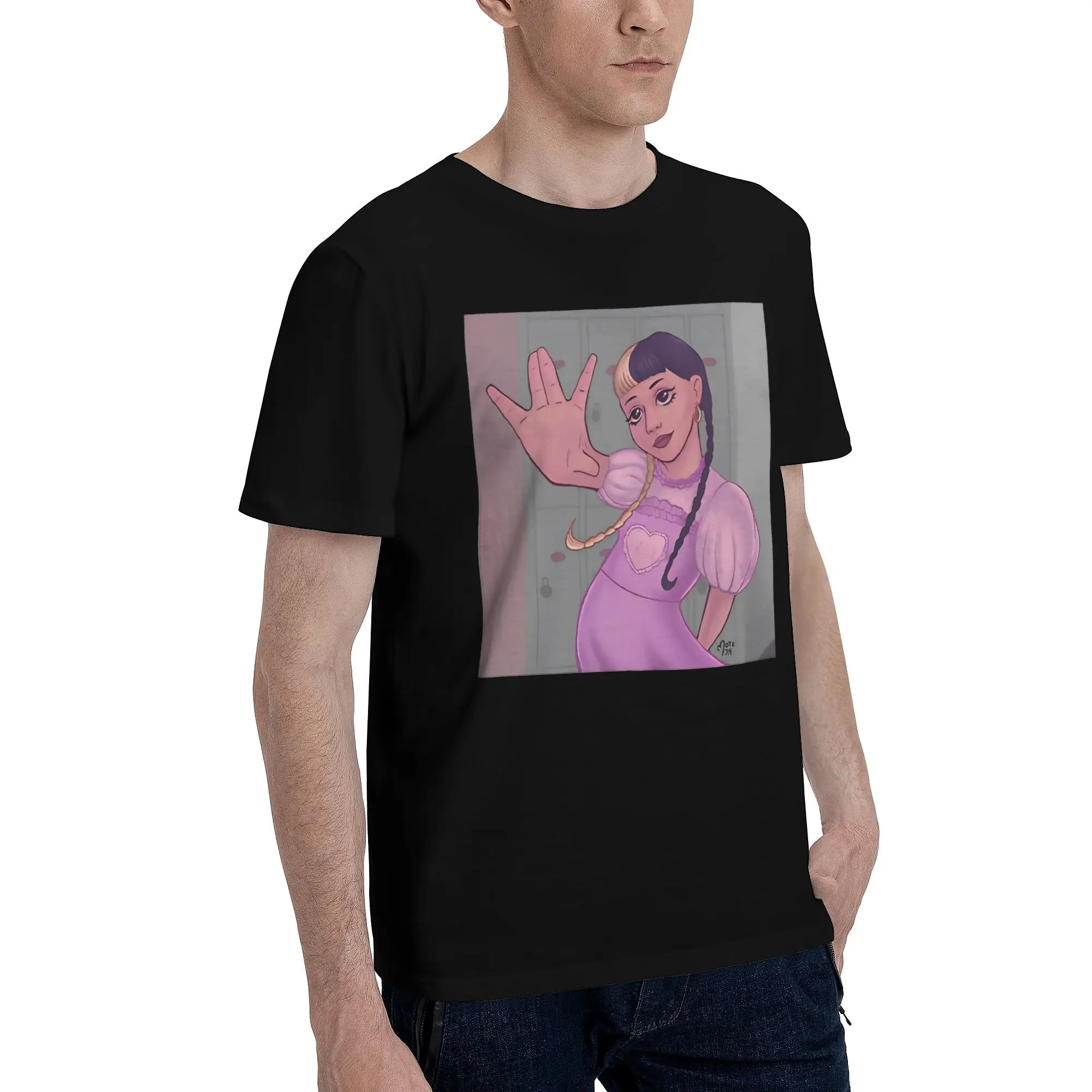 Printed Melanie M-Martinezed T Shirt For Unisex Best Accessory for Music Fans Pure Cotton T-shirts Short Sleeve Tops