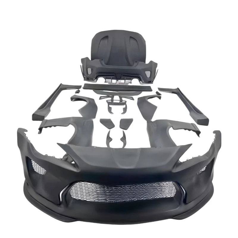 High Quality Wide Body Kit Carbon Fiber Hood Spoiler Wing For 86 BRZ With Front Rear Bumper Fender Side Skirts