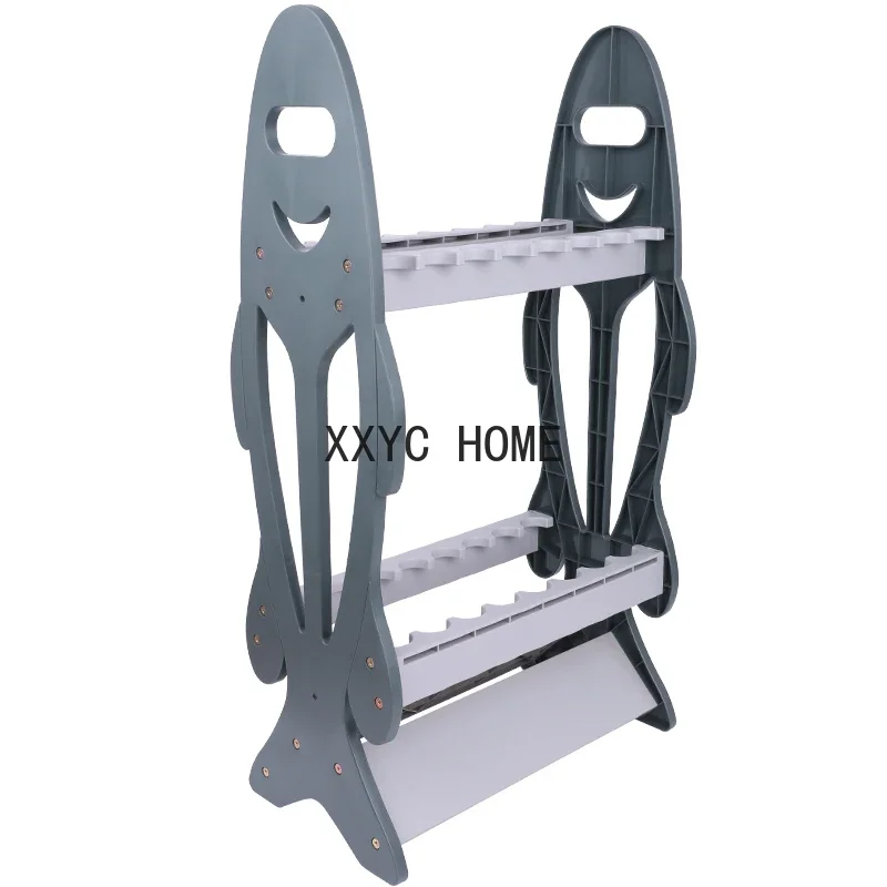 High-strength Detachable Fishing Rod Display Stand Marine 16 Grid Fishing Gear Rack Ship Yacht Fishing Rods Holder Storage Racks