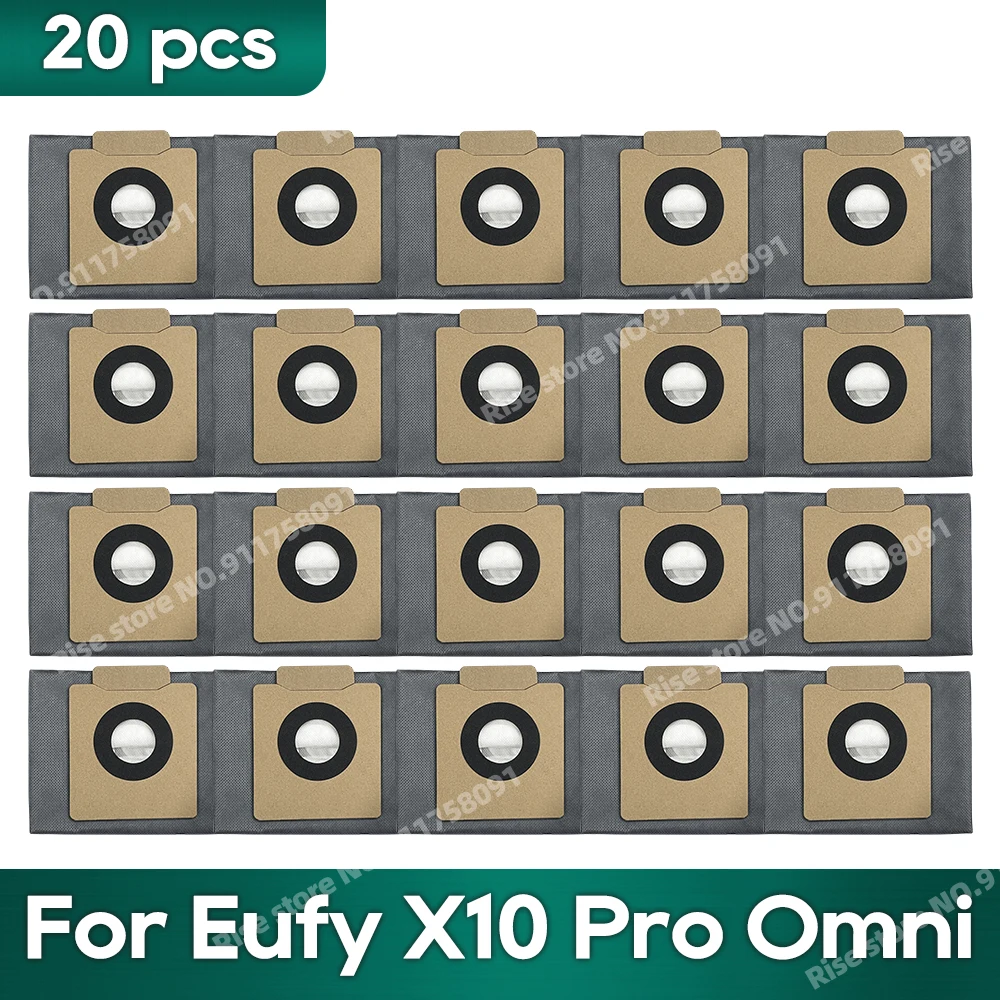Accessoires geschikt voor Eufy X10 Pro Omni Robotstofzuiger Stofzak Hepa Filter Roller Zijborstel Mop Doek