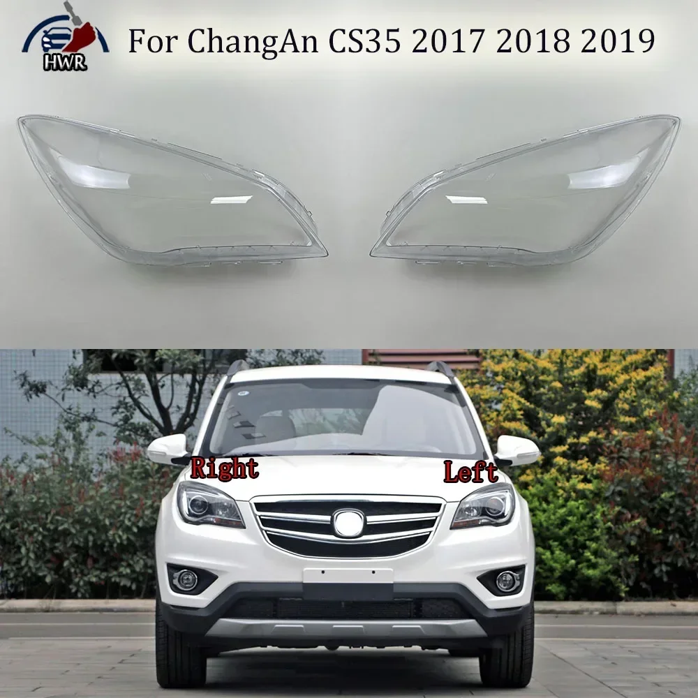 

Car Accessories Headlight Cover Transparent Lampshade Lamp Lens Headlamp Shell Plexiglass For ChangAn CS35 2017 2018 2019