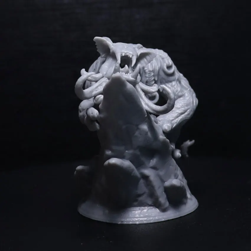 Frost Horned Beast Resin Model Kit Guitar Girl Figurine Miniature Unpainted  DW121